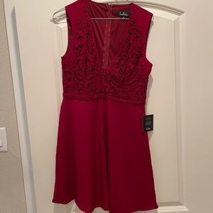 NWT. Red dress from Lulus